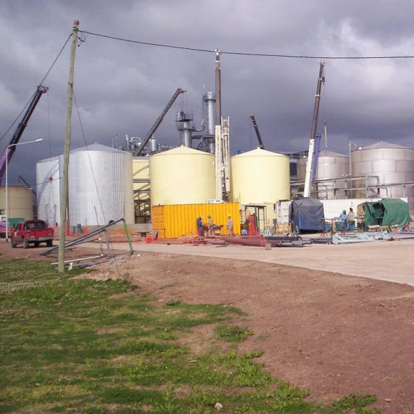 Ingenieria, construcción y montaje, Planta Biodiesel Cargill 