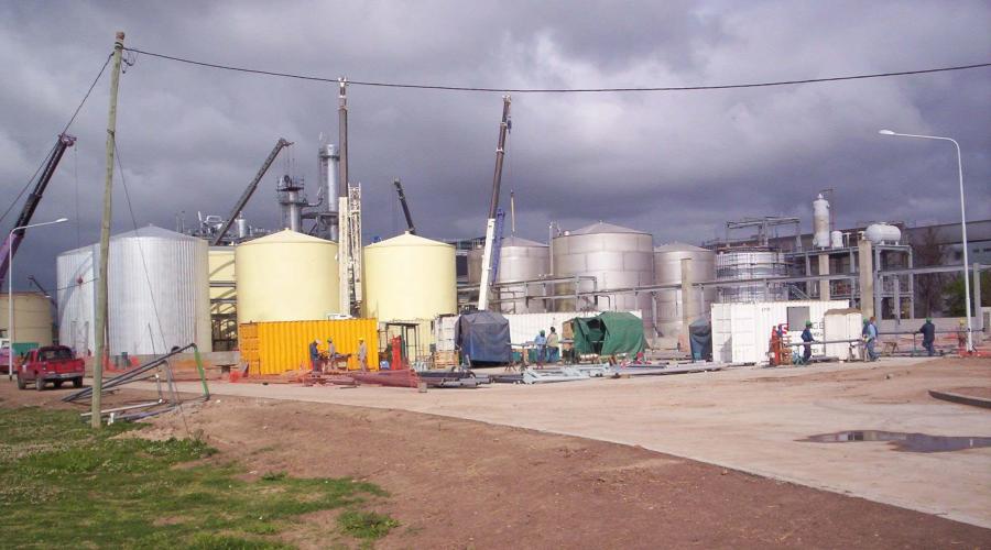 Ingenieria, construcción y montaje, Planta Biodiesel Cargill