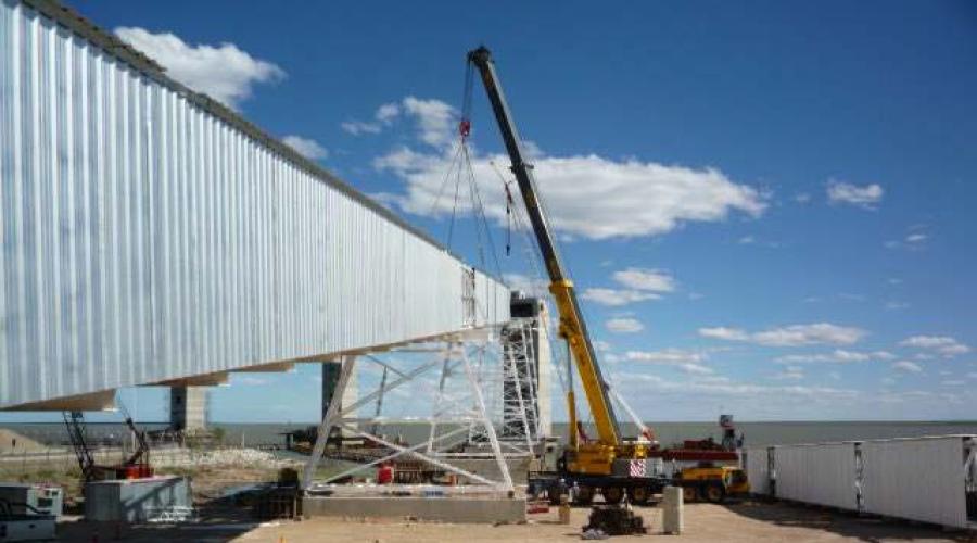 Ingenieria, Construccion y Montaje Puerto Dreyfuss Bahia Blanca